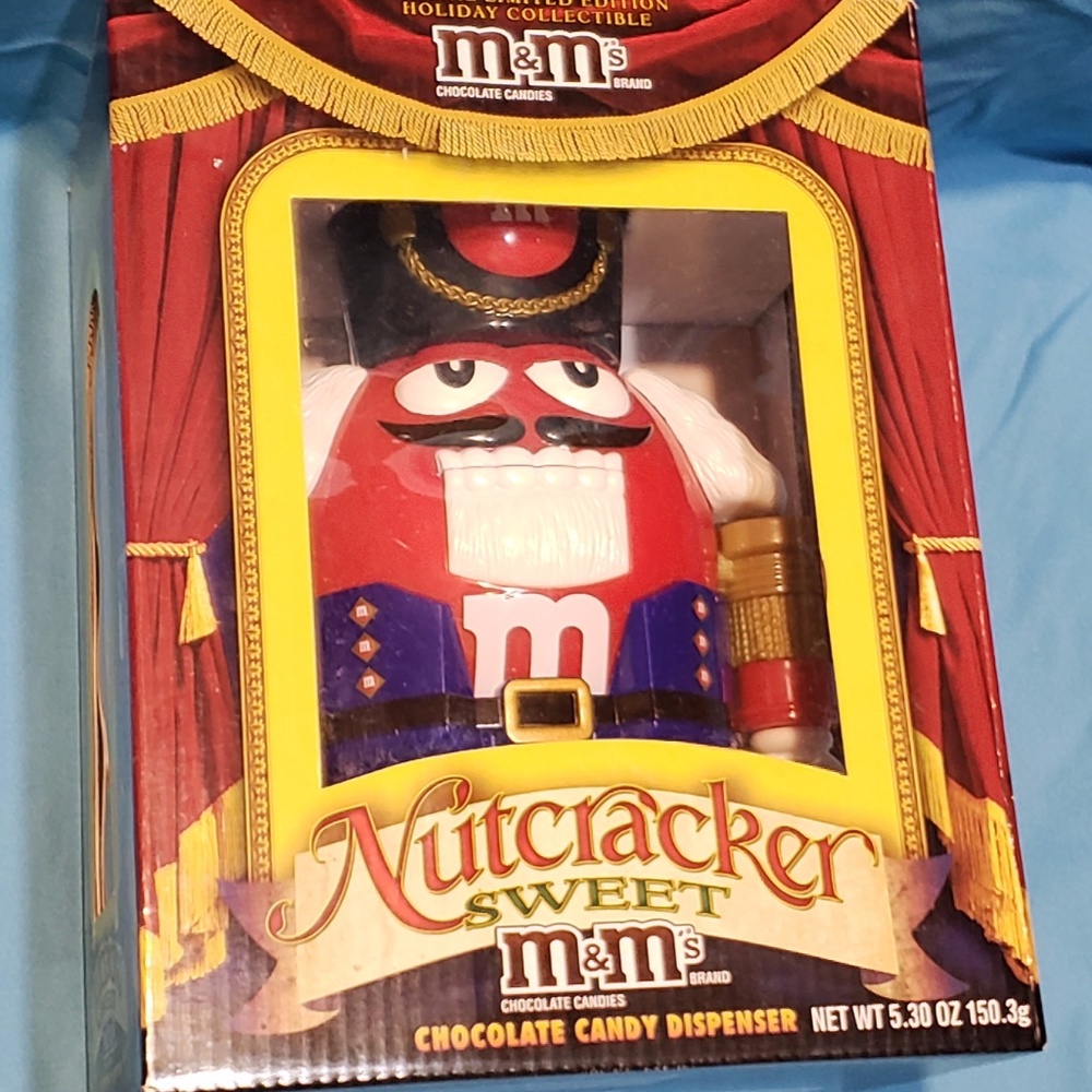 Red Nutcracker Sweet M&M's Candy Dispenser